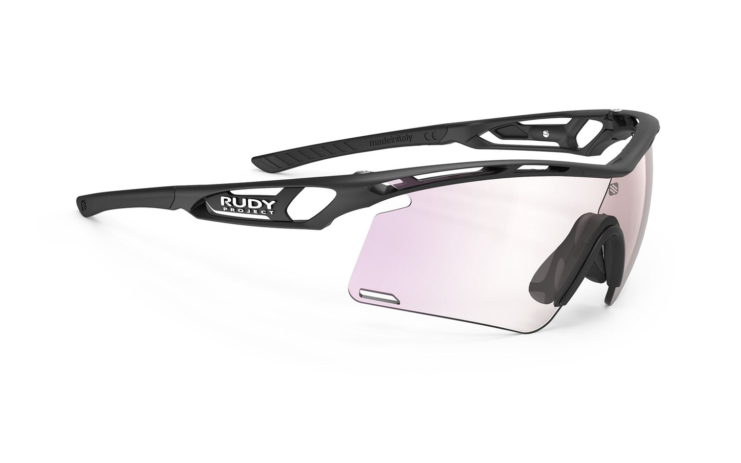 Occhiali Rudy Project Tralyx+ Black Matte Impact X Photochromic 2 Laser Red