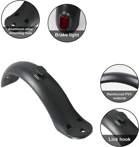 Parafango Posteriore con Fanale per Vivobike S2, S2 Max