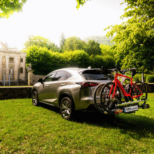 PORTABICI PER 2 BICICLETTE (ANCHE E-BIKE)
