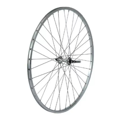Ruota anteriore da corsa 28" silver