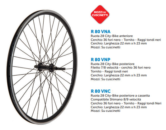 Ruota MTB posteriore BRN Infinity 29" a cassetta 8/9v
