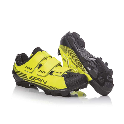 Scarpe MTB BRN 3 Strappi Gialle