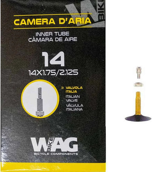 Camera d'aria Wag 14x1.75 valvola francese 40 mm
