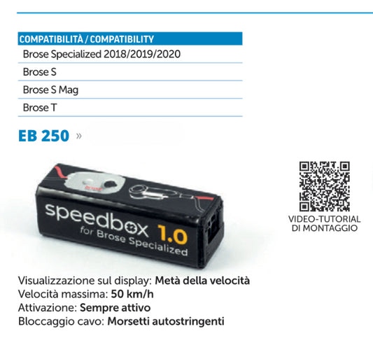 SpeedBox 1.0 compatibile con Brose