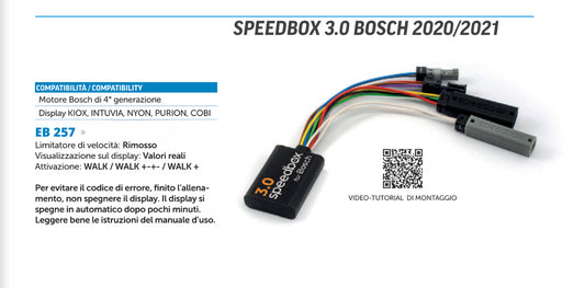 SpeedBox 3.0 compatibile con Bosch 2020/2021