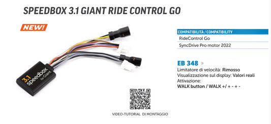 SpeedBox 3.1 compatibile con Giant Ride Control Go