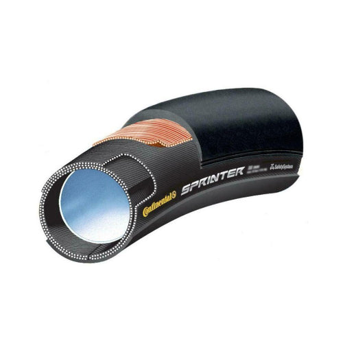 Tubolare Continental Sprinter Gatorskin 700x25 mm Nero