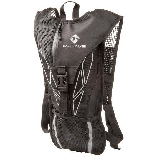 Zaino M-Wave con sacca idrica nero